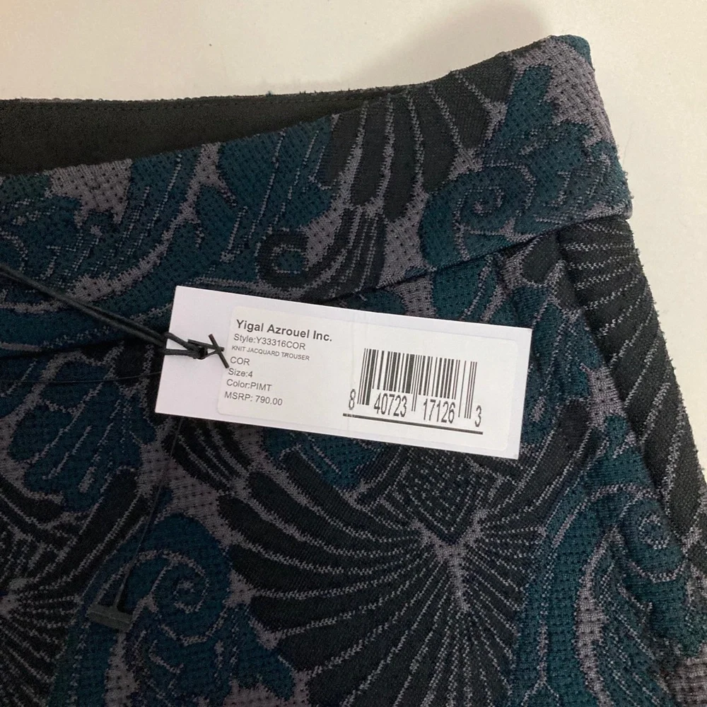 YIGAL AZROUËL Printed Straight Leg Pants - Picture 6 of 11